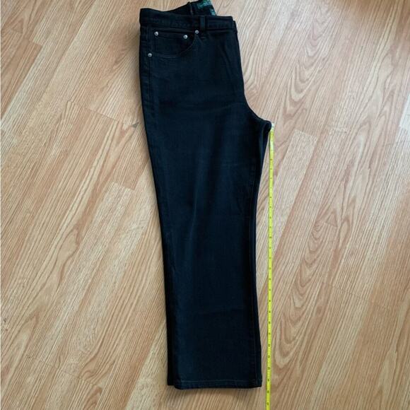 Ralph Lauren Classic Straight Leg Black Jeans Size 16 Tailored **Alterations** - Picture 7 of 13